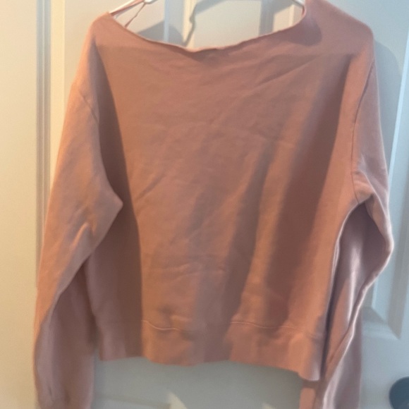 PINK off the shoulder top. - Picture 2 of 3